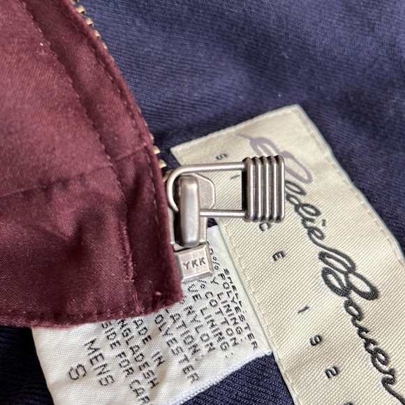 Mens Burgundy Eddie Bauer Jacket - Picture 6 of 8